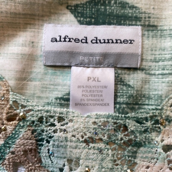 Alfred‎ Dunner Green Boxy Blouse - Picture 3 of 8